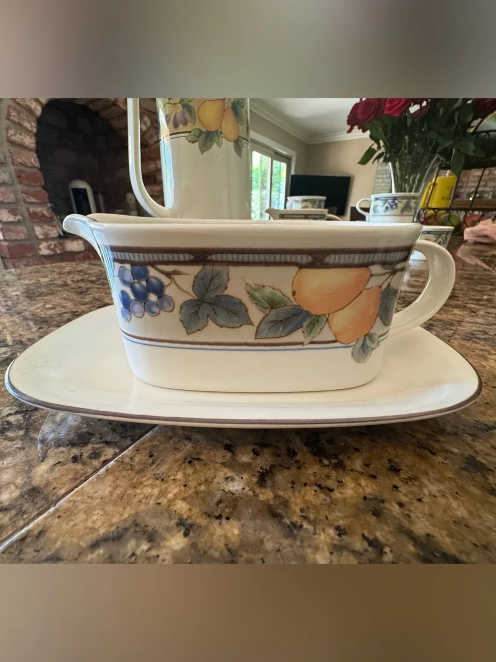 Mikasa Intaglio Garden Harvest Coffee Set